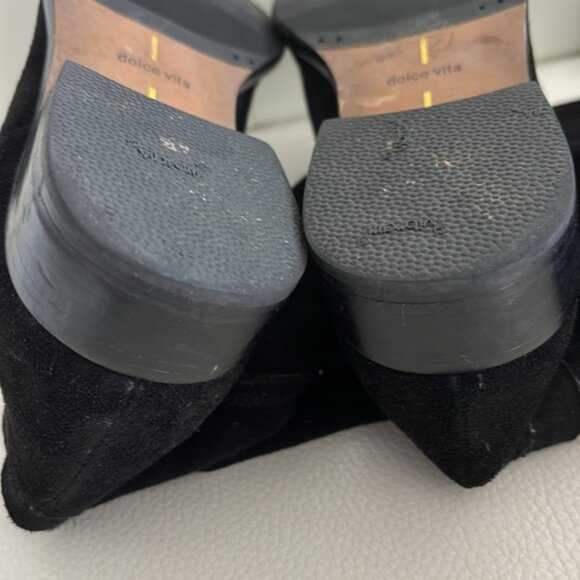 Dolce Vita Neely Over-the-Knee Suede Boots Black 7.5 - Picture 6 of 8